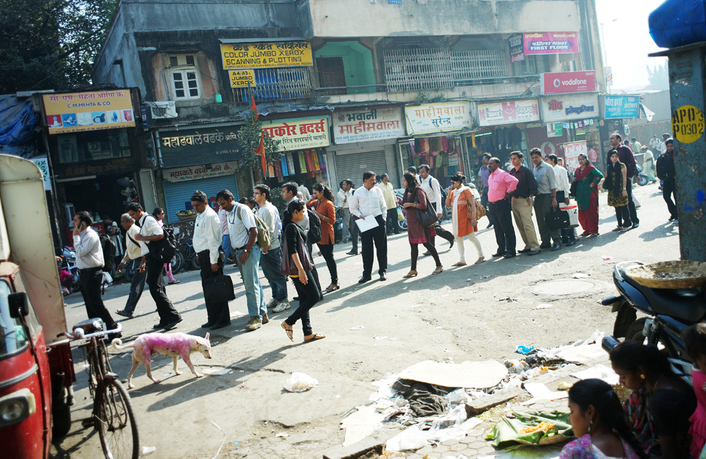 INDIA / MUMBAI / Report about the DABBAWALLA / MARCH 2011©Philipp Horak