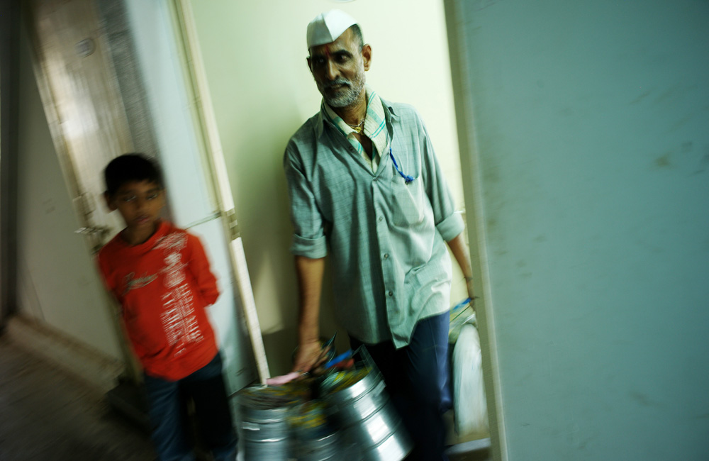 INDIA / MUMBAI / Report about the DABBAWALLA / MARCH 2011©Philipp Horak