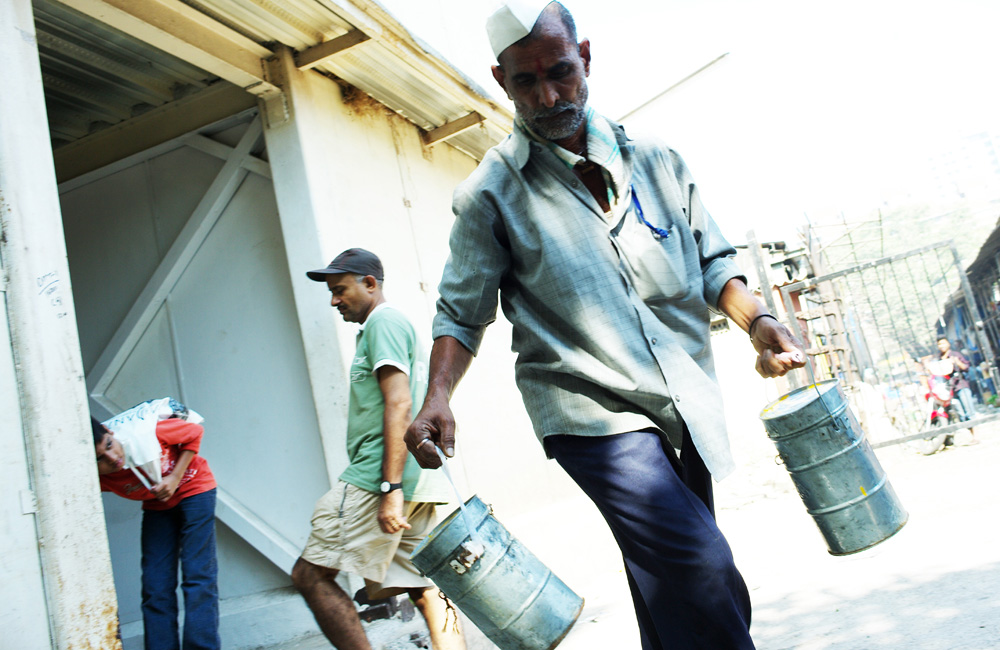 INDIA / MUMBAI / Report about the DABBAWALLA / MARCH 2011©Philipp Horak