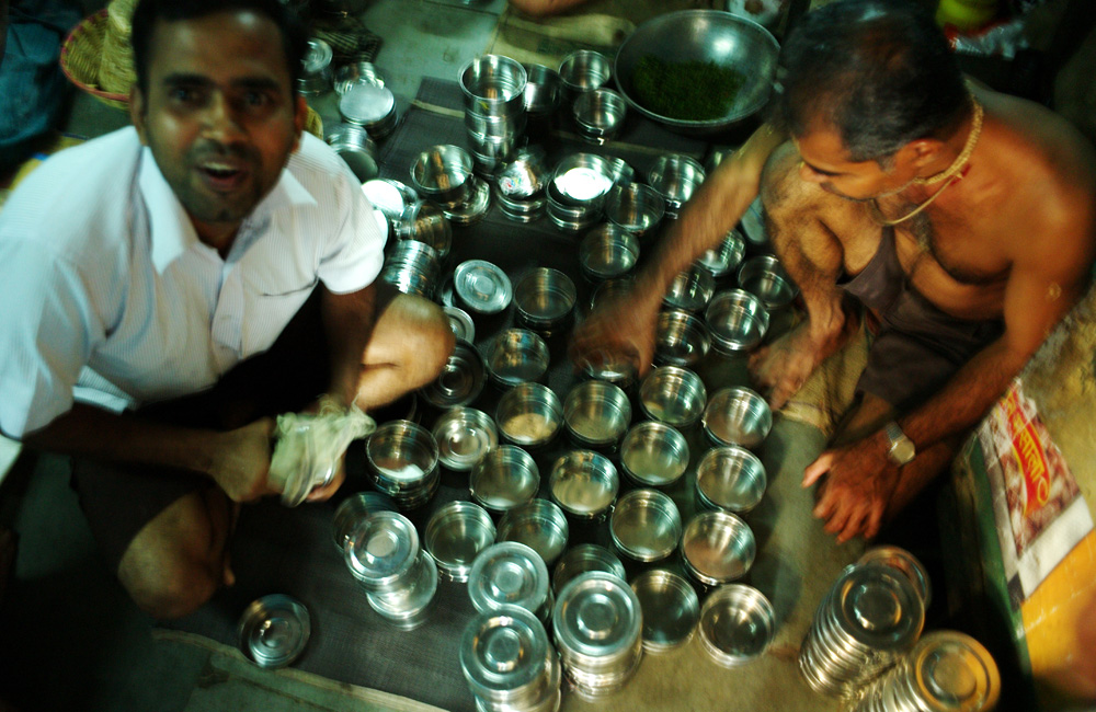 INDIA / MUMBAI / Report about the DABBAWALLA / MARCH 2011©Philipp Horak